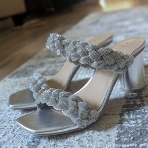 A New Day Rhinestone Basil Heels